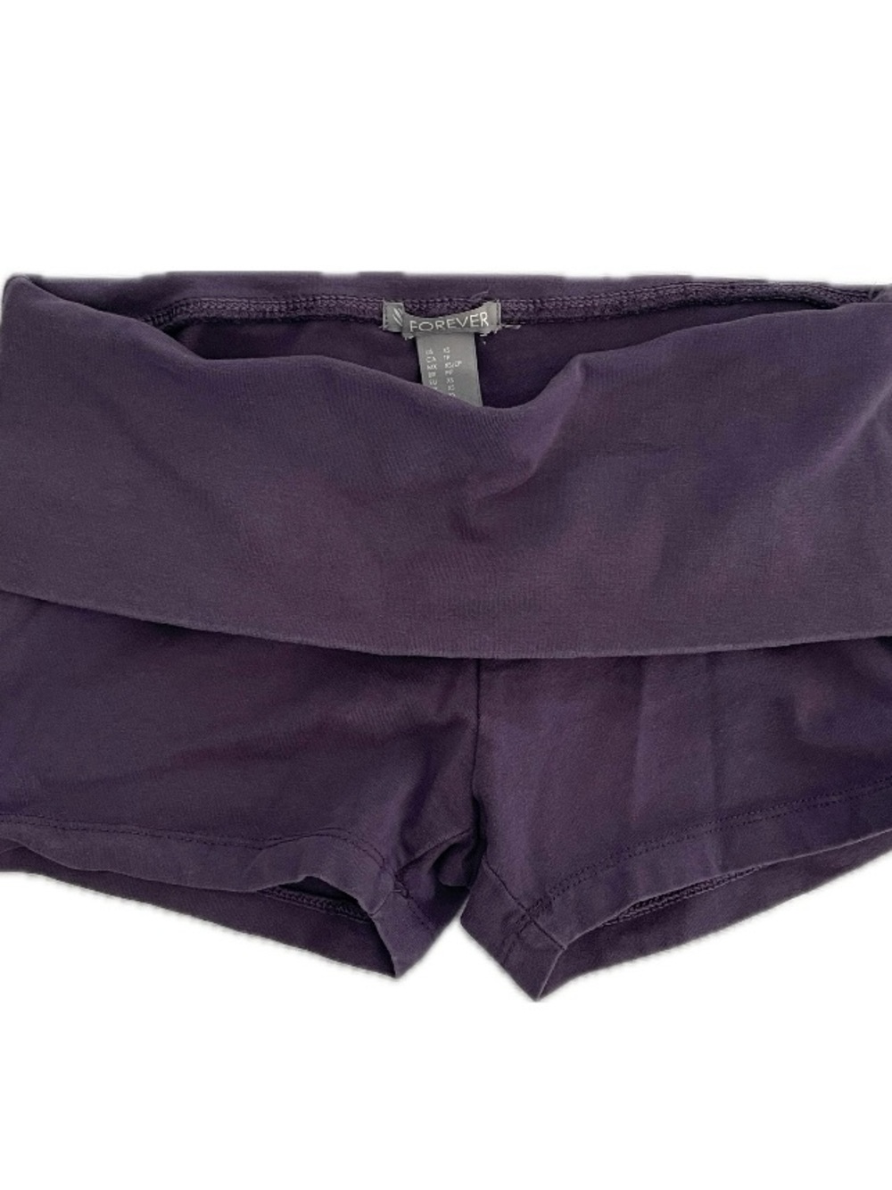 ✰ Forever 21 Purple Fold-Over Waist Athletic Shorts ✰